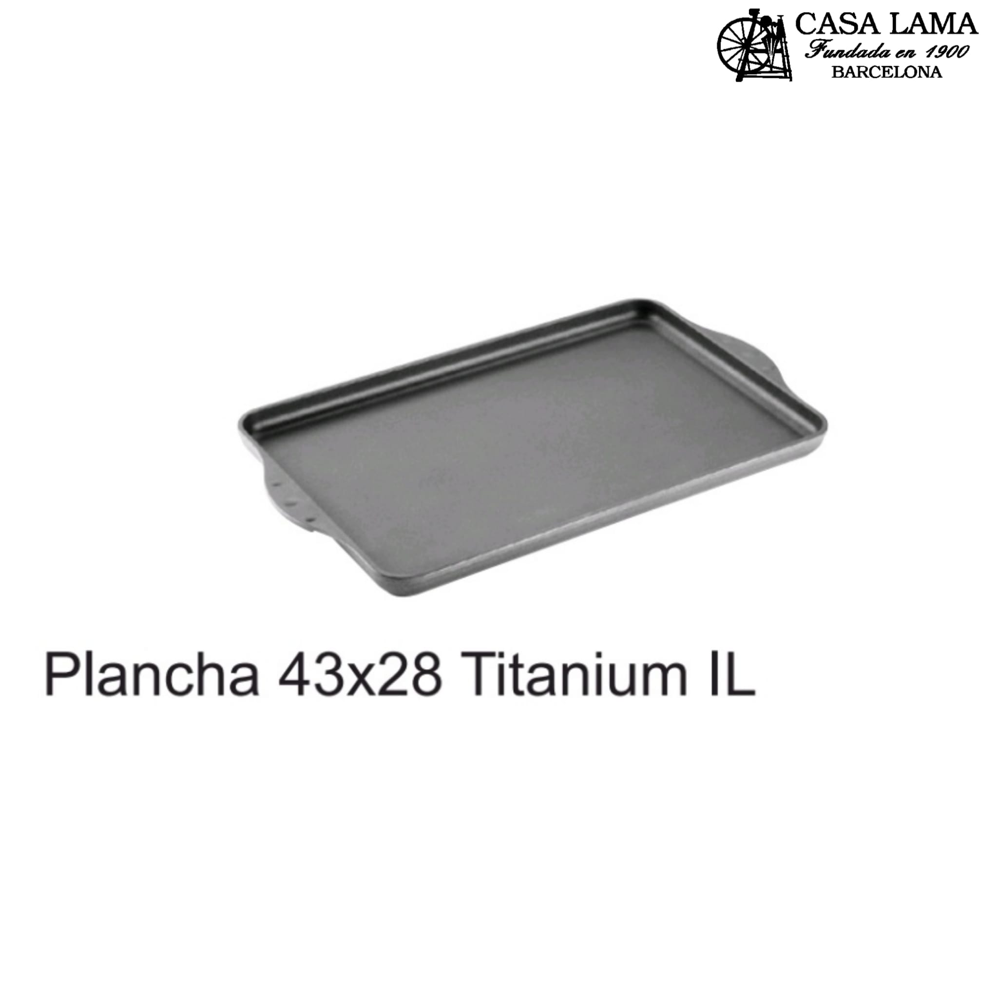 Plancha 43x28cm Woll Inducción/Line Titanium Nowo - Casa Lama