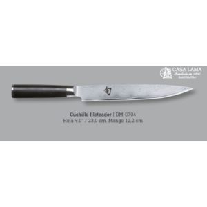 el cuchillo shun damasco hoja estrecha 23cm los puedes encontrar en cuchilleria casa lama
