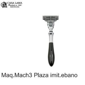 Maquina de afeitar Mach3 Plaza imitación ébano Edwin Jagger