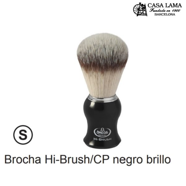 Brocha Omega Hi-Brush/CP negro brillo.