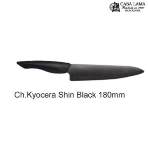 Cuchillo Kyocera Shin Black chef de cerámica 18cm 