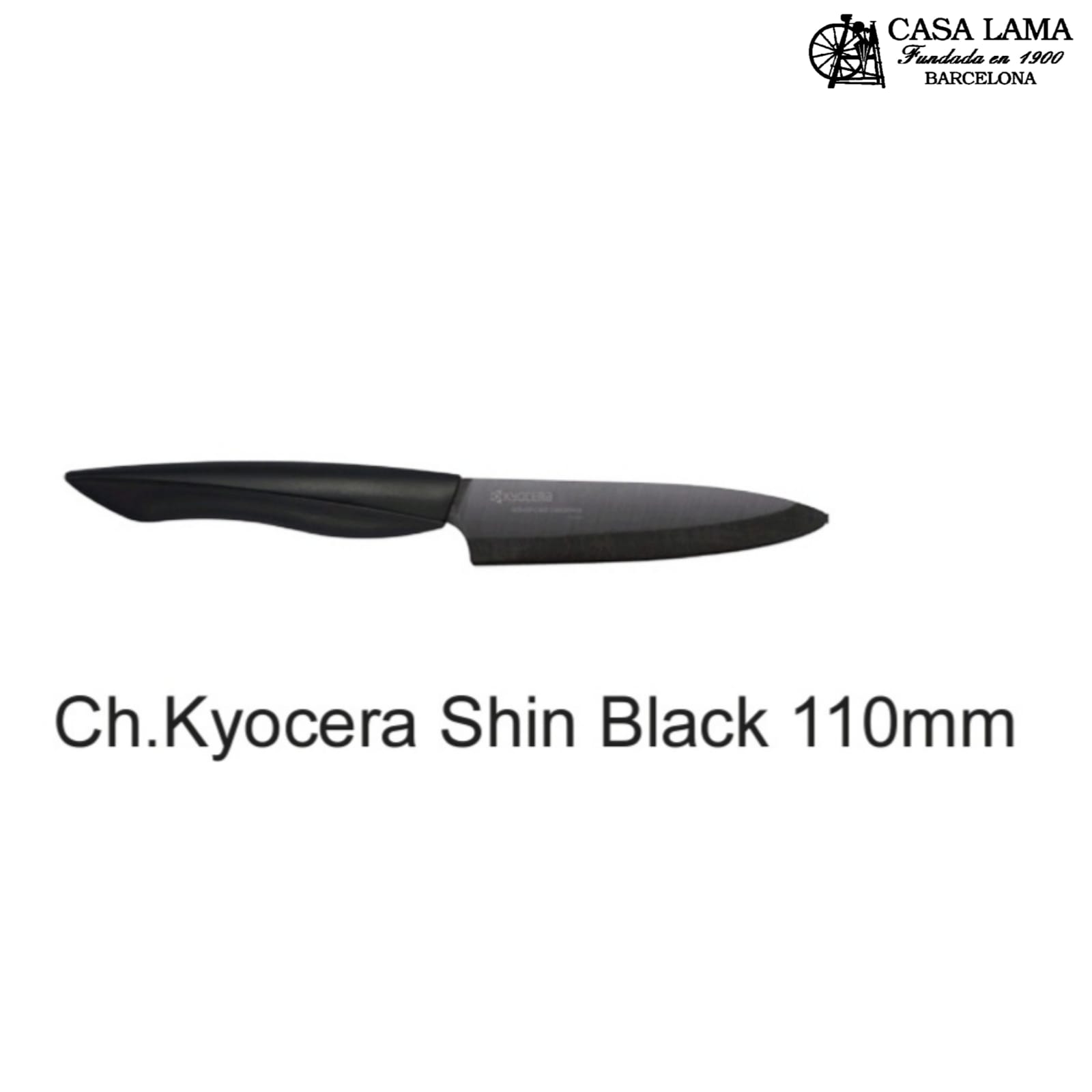 Cuchillo Kyocera Shin Black de cerámica 11cm 