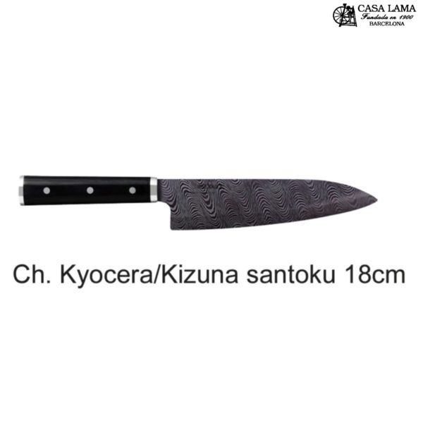 Cuchillo Kyocera Kizuna santoku 18cm