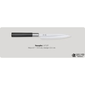 Cuchillo Wasabi Black Yanagiba 15cm