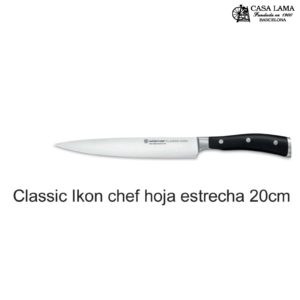 Cuchillo Wüsthof Classic Ikon Chef hoja estrecha 20 cm