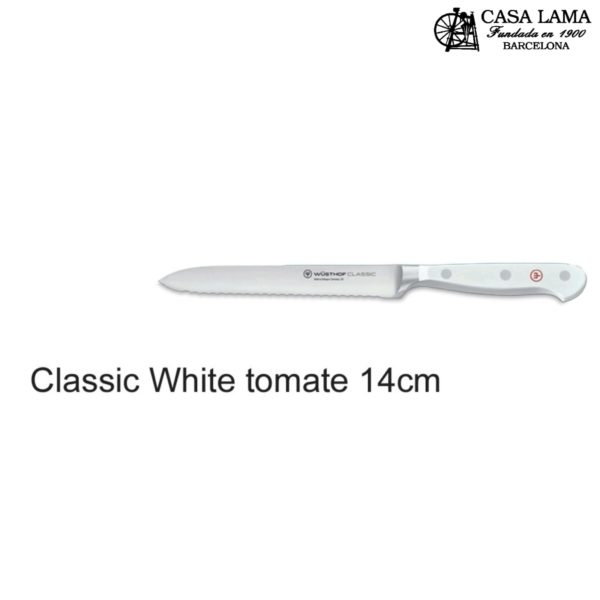 Cuchillo Wüsthof Classic White Tomate 14cm