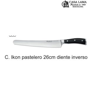 Cuchillo Wüsthof Classic Ikon Pastelero 26cm diente inverso