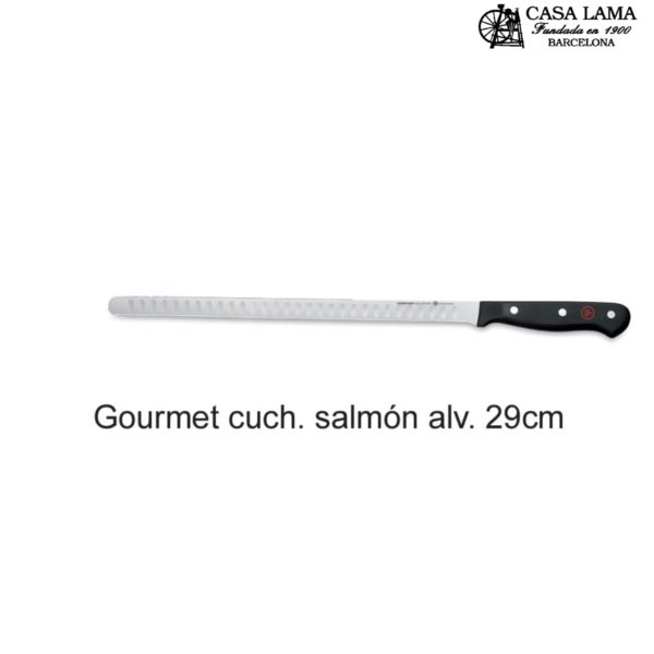 Cuchillo Wüsthof Gourmet Salmón alveolado 29cm