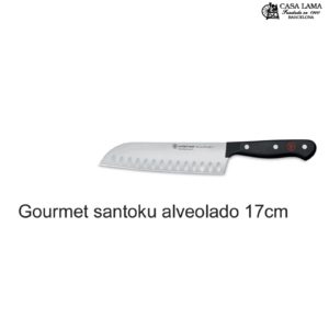 Cuchillo Wüsthof Gourmet Santoku alveolado 17 cm