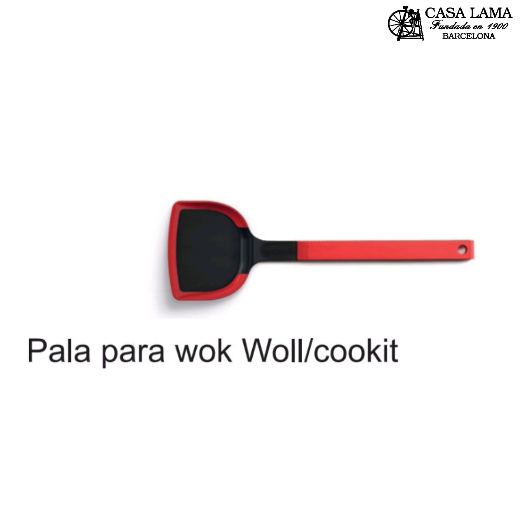 Espátula larga para Wok Woll/Cookit