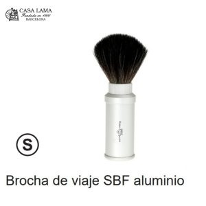 Brocha Edwin Jagger SBF viaje aluminio