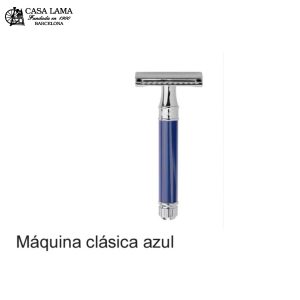 Maquina de afeitar clásica azul Edwin Jagger