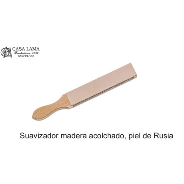 Asentador/Suavizador con madera acolchado de piel de Rusia