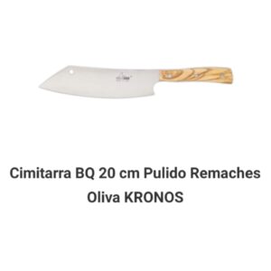 Cuchillo Iside Olivo Scimitarra BBQ 20cm