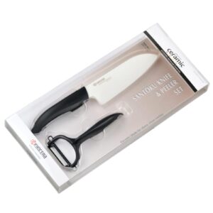 Blister Chef 14 cm y pelador Kyocera