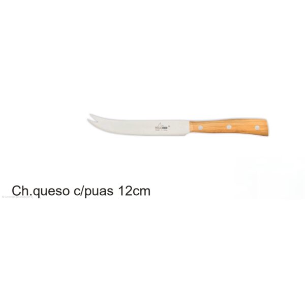Cuchillo Iside Olivo Queso c/puas 12cm