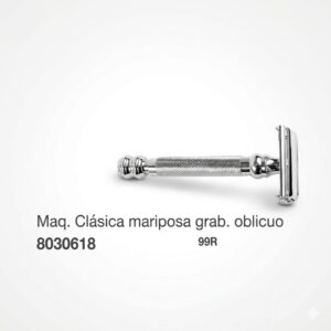 Maquinilla Clásica Parker Mariposa con Grabado Oblicuo