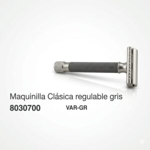 Maquinilla Clásica Parker regulable gris