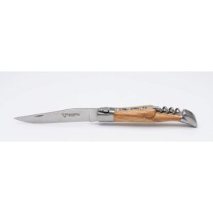 Navaja Laguiole 12cm sacacorcho m.olivo 2V/IM